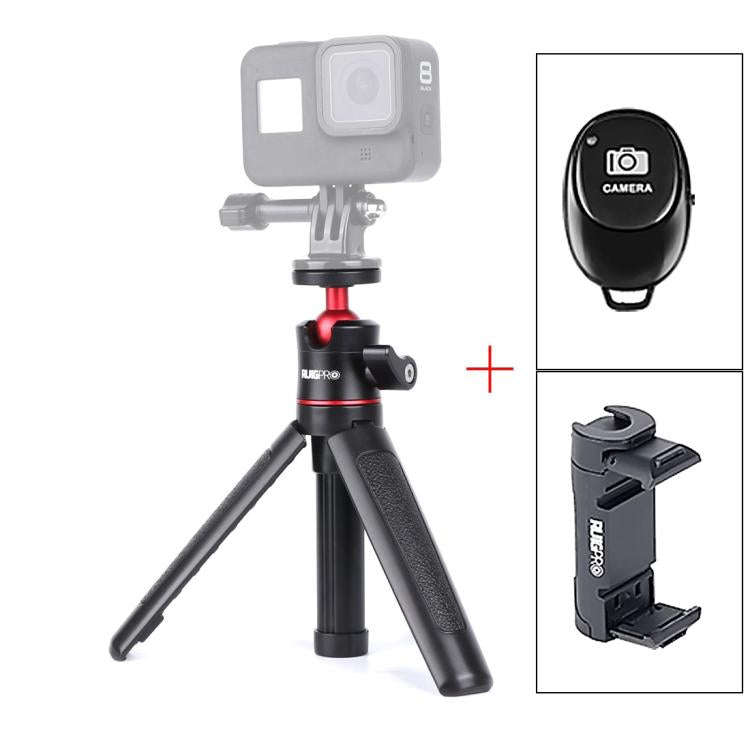 RUIGPRO Multi-functional Foldable Tripod Holder Selfie Monopod Stick with Ball Head & Phone Clamp...