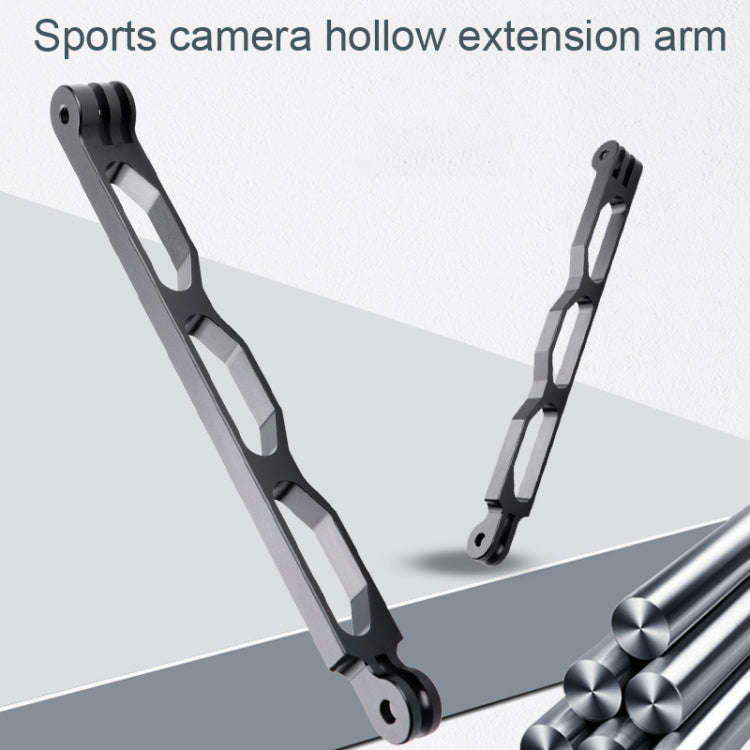 Aluminum Extension Arm Grip Extenter for GoPro, Insta360, DJI and Other Action Cameras(Black)