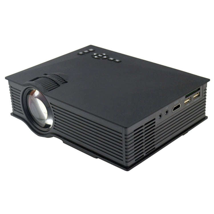 UC68 1200 Lumens HD 800 x 480 Digital LED Projector with Remote Control, Support USB / SD / VGA /...