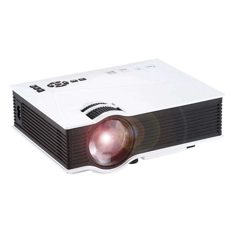 UC68 1200 Lumens HD 800 x 480 Digital LED Projector with Remote Control, Support USB / SD / VGA /...