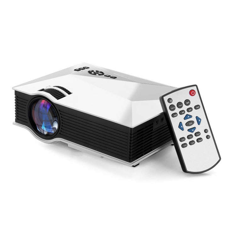 UC68+ 40ANSI 1024 x 600P Home Theater Multimedia HD LED Projector,  Support USB/SD/HDMI/VGA/IR