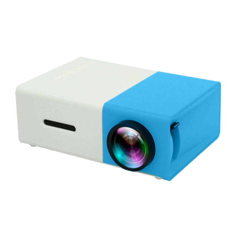 YG300 400LM Portable Mini Home Theater LED Projector with Remote Controller, Support HDMI, AV, SD...