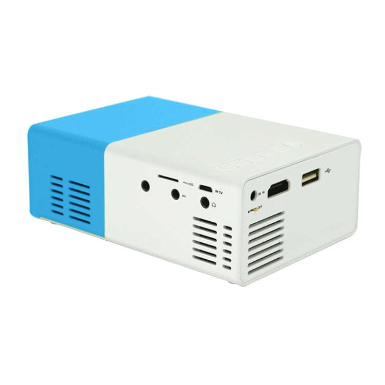 YG300 400LM Portable Mini Home Theater LED Projector with Remote Controller, Support HDMI, AV, SD...