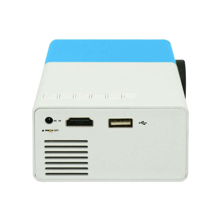 YG300 400LM Portable Mini Home Theater LED Projector with Remote Controller, Support HDMI, AV, SD...