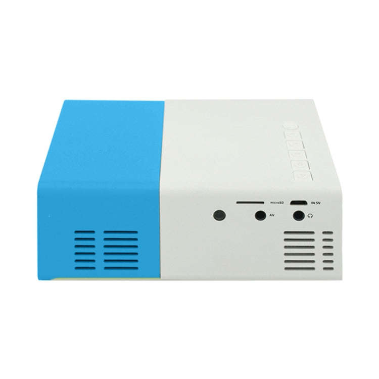 YG300 400LM Portable Mini Home Theater LED Projector with Remote Controller, Support HDMI, AV, SD...