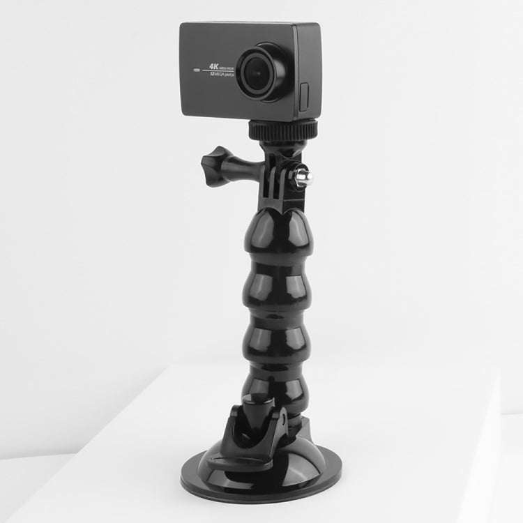 Suction Cup Jaws Flex Clamp Mount for GoPro, Insta360, DJI and Other Action Cameras(Black)