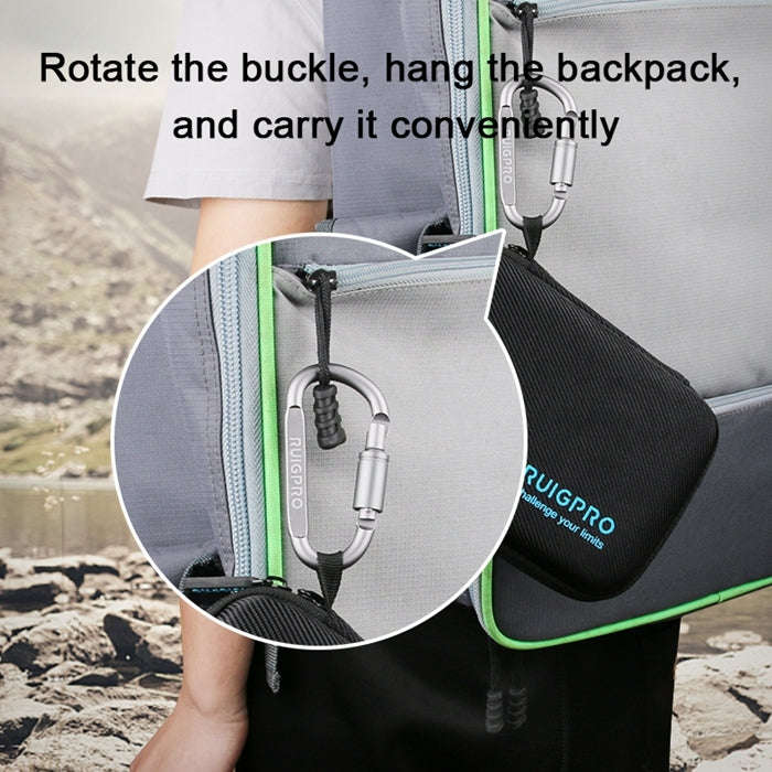 RUIGPRO Shockproof Waterproof Portable Case Box for DJI Osmo Action, Size: 28cm x 19.7cm x 6.8cm(...