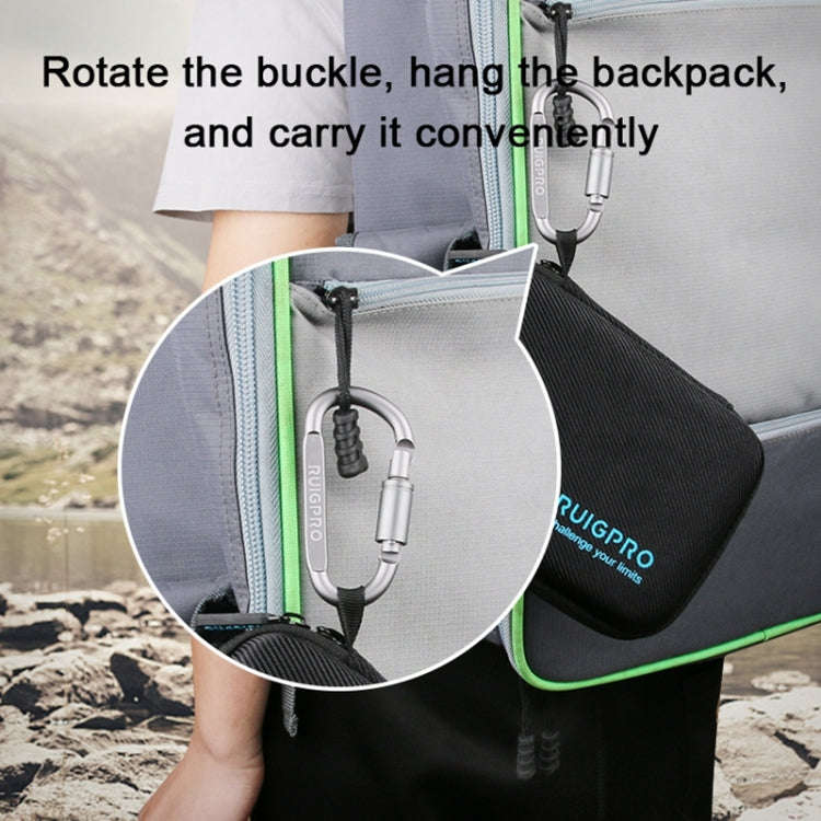 RUIGPRO Shockproof Waterproof Portable Case Box for DJI Osmo Action, Size: 33.5cm x 22.7cm x 6.3c...