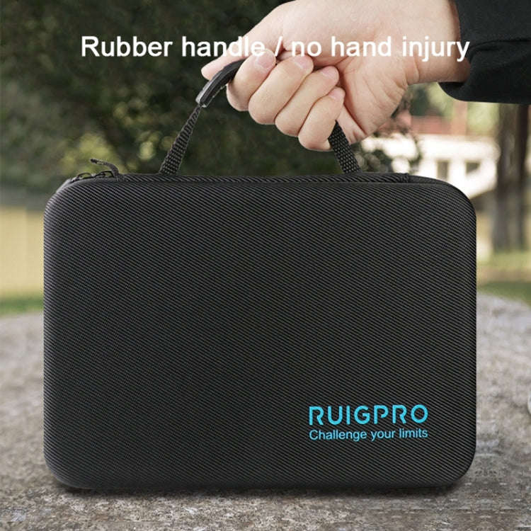 RUIGPRO Shockproof Waterproof Portable Case Box for DJI Osmo Action, Size: 33.5cm x 22.7cm x 6.3c...