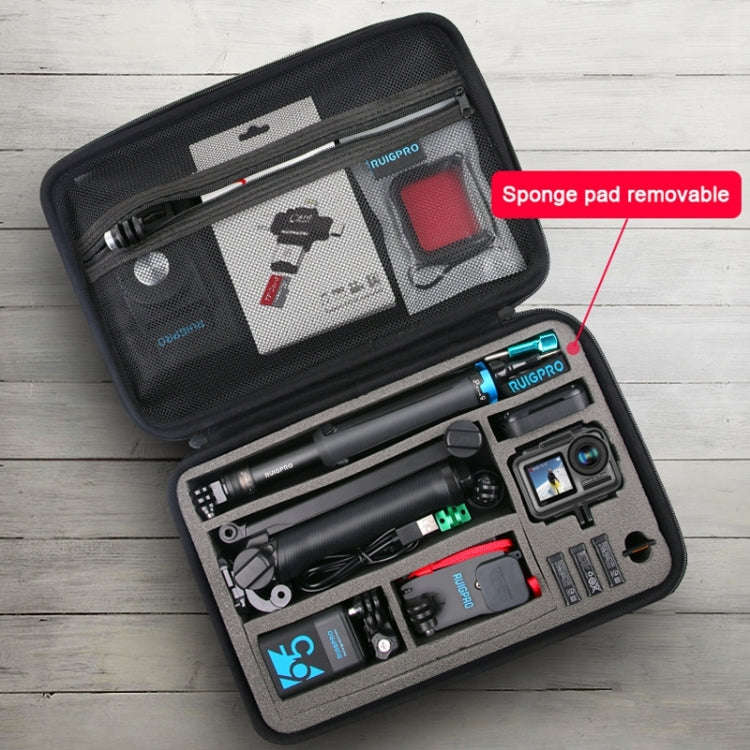 RUIGPRO Shockproof Waterproof Portable Case Box for DJI Osmo Action, Size: 33.5cm x 22.7cm x 6.3c...