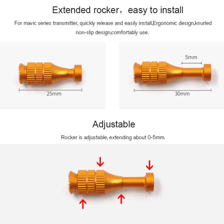 STARTRC 1106055 Drone Remote Control Retractable Adjustment Aluminum Alloy Rocker for DJI Mavic 2...