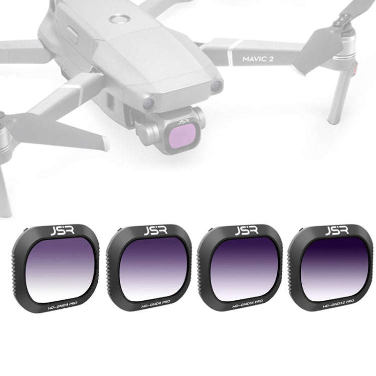 JSR Drone 4 in 1 Gradient GND4+GND8+GND16+GND32 Lens Filter for DJI MAVIC 2 Pro