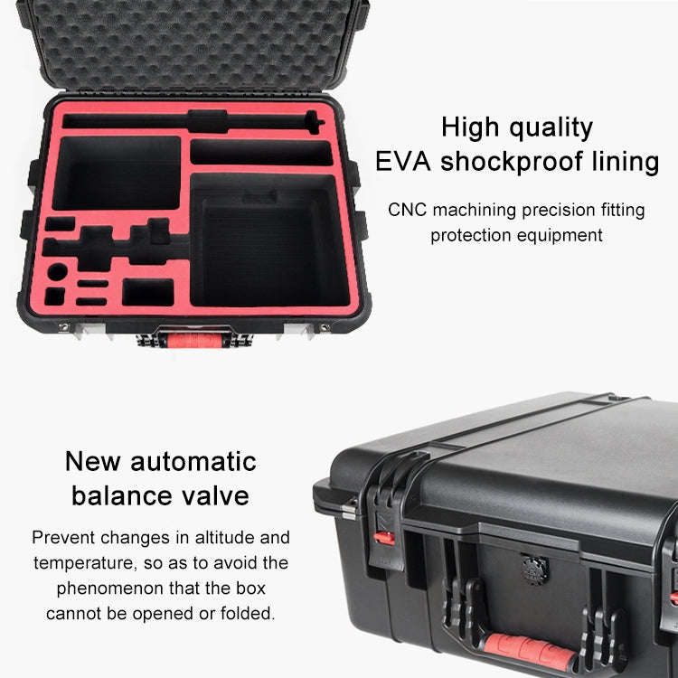 PGYTECH P-RH-001 Shockproof Waterproof Explosion-proof Hard Box Carrying Case for DJI Ronin-S, Si...