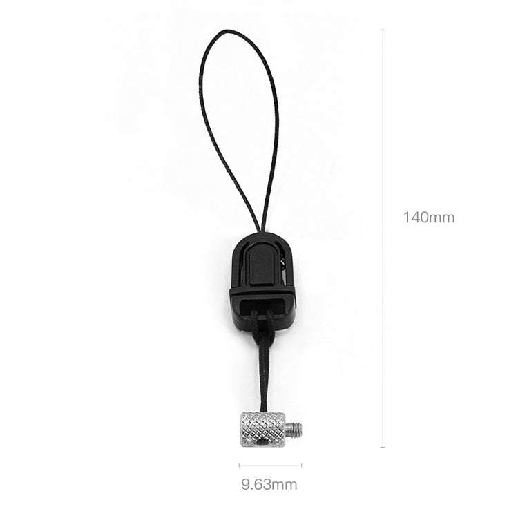 STARTRC Phone Holder Clip Anti-lost Rope Strap Anti-drop for DJI OM4 / Osmo Mobile 3 (Black)