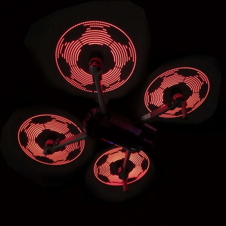 STARTRC 1 Pair Foldable Color LED DIY Flash Editable Word Lamp Propellers for DJI Mavic Air 2