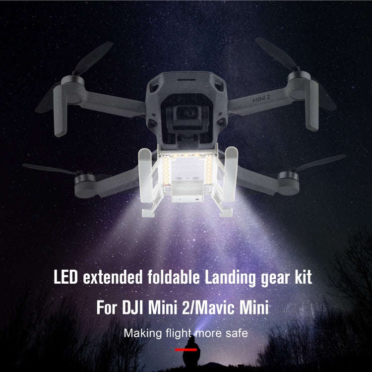 STARTRC 1109190 for DJI Mini 2 / Mavic Mini Foldable Quick Release Anti-collision Landing Gear He...