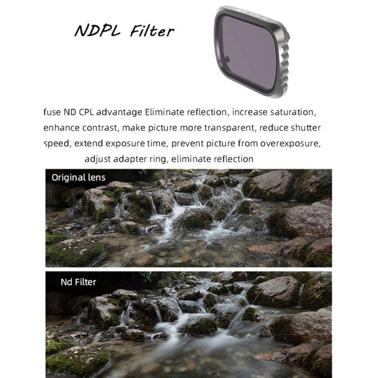 JSR KS ND8PL Lens Filter for DJI Air 2S, Aluminum Frame