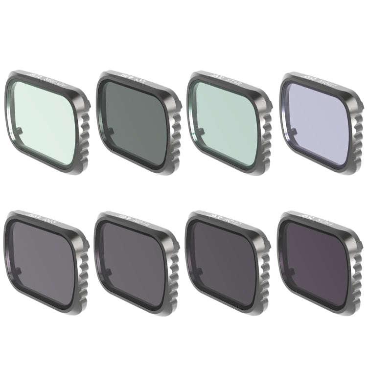 JSR KS 8 in 1 UV + CPL + ND8 + ND16 + ND32 + ND64 + STAR + NIGHT Lens Filter for DJI Air 2S, Alum...