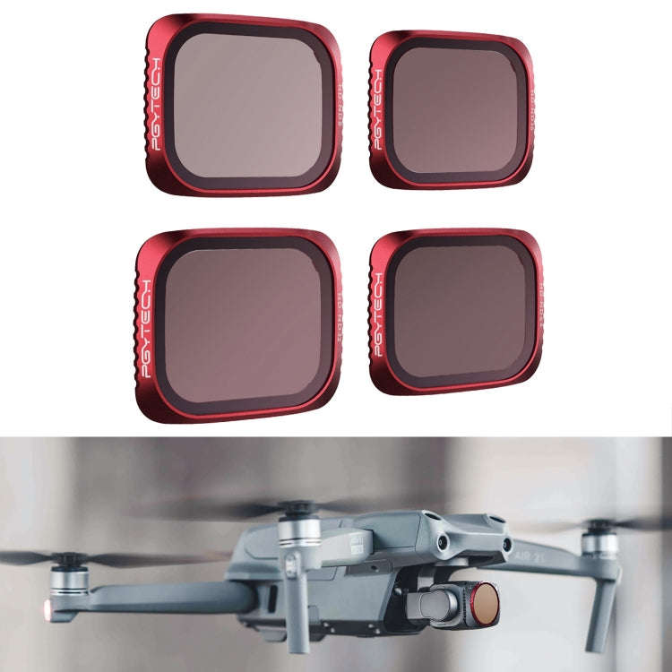 PGYTECH P-16B-062 4 in 1 ND8+ND16+ND32+ND64 Lens Filter Kits for DJI Air 2S