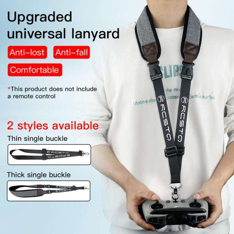 RCSTQ Thick Anti-lost Anti-fall Neck Strap Holder Lanyard for DJI FPV Remote Control