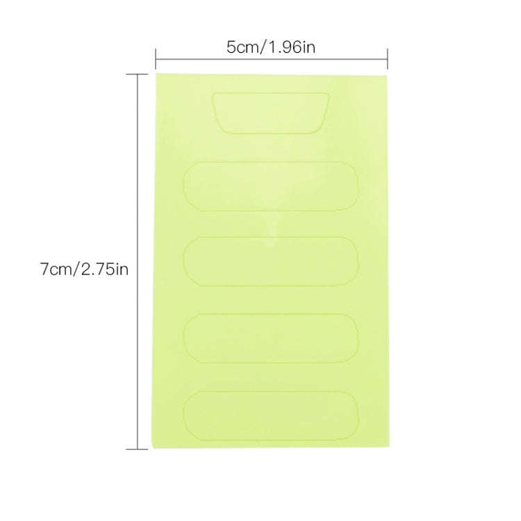 RCSTQ 2 PCS Luminous Sticker Night Flight Sticker for DJI FPV Drone