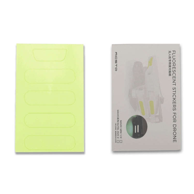 RCSTQ 2 PCS Luminous Sticker Night Flight Sticker for DJI FPV Drone