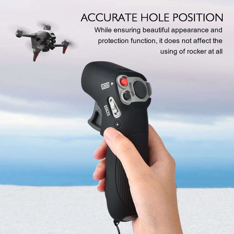 STARTRC Silicone Shockproof Anti-scratch Case for DJI FPV Rocker (Black)