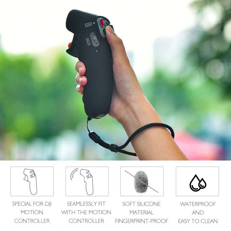STARTRC Silicone Shockproof Anti-scratch Case for DJI FPV Rocker (Black)