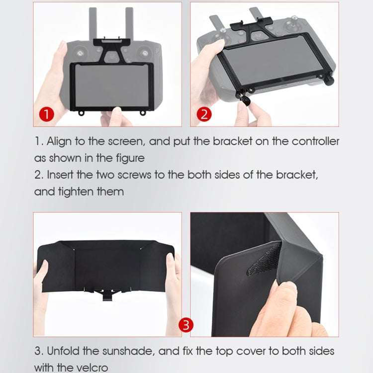 STARTRC Foldable Controller Sunshade with Screen Bracket for DJI Mavic 2 / Mavic Air 2 / Air 2S /...