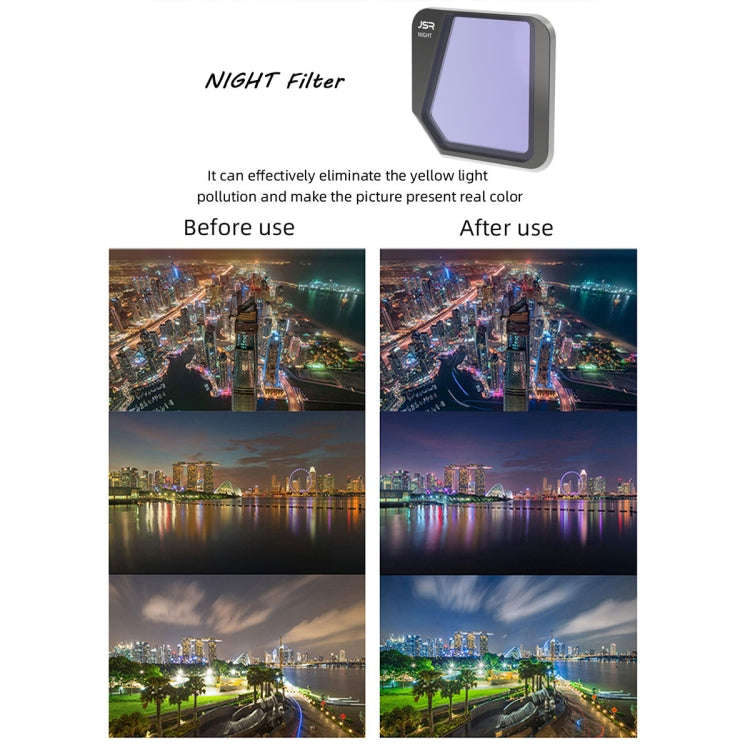 JSR Drone 8 in 1 MCUV+CPL+ND16+32+64+1000+STAR+NIGHT Lens Filter for DJI Mavic 3