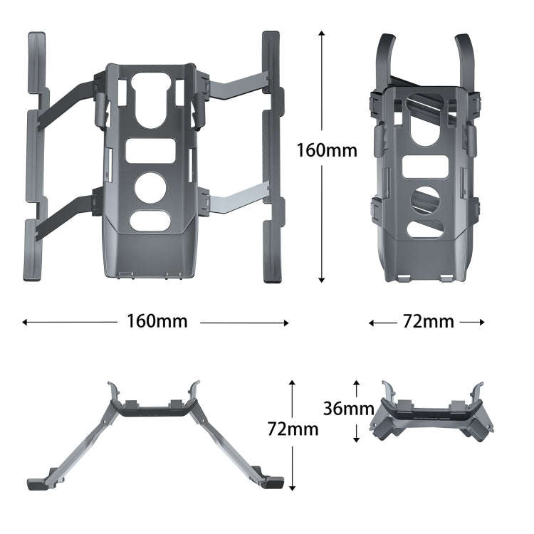 STARTRC Foldable Quick Release Landing Gear Height Extender Holder for DJI Mavic 3 (Grey)