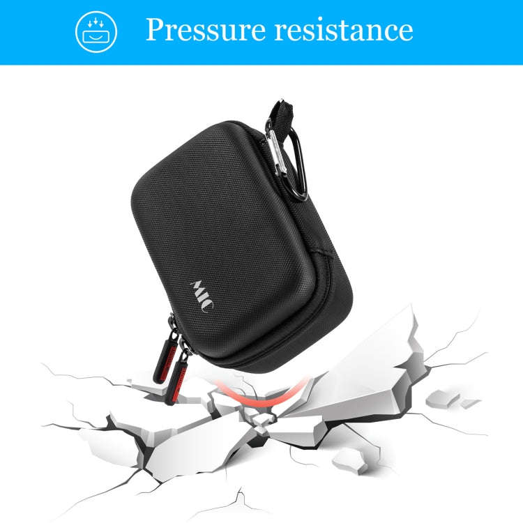 STARTRC Diamond Texture PU Leather Storage Bag for DJI Mic (Black)