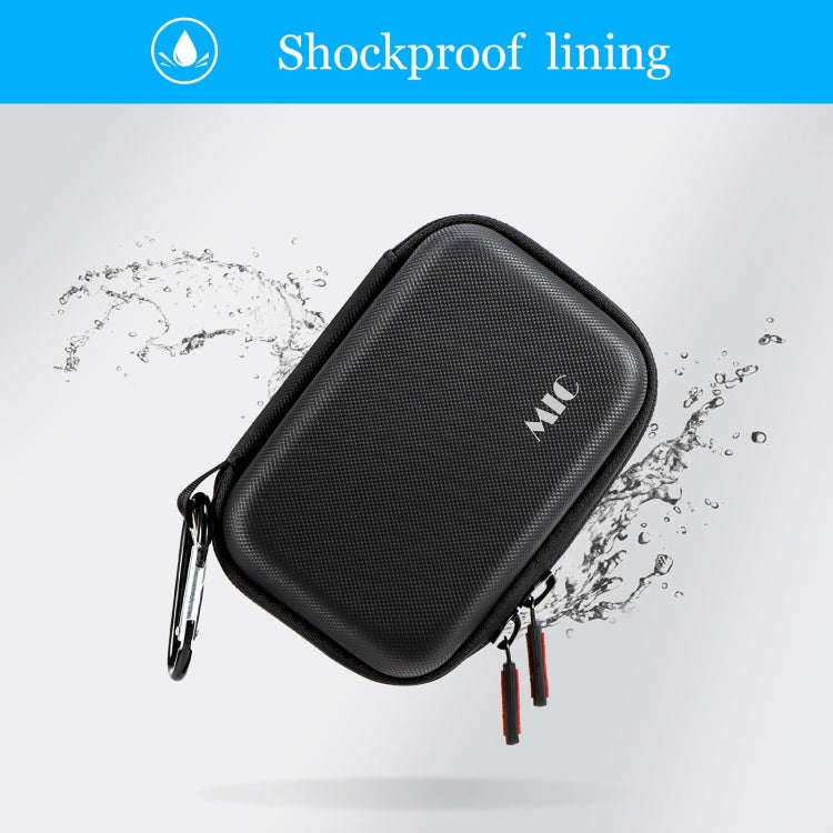 STARTRC Diamond Texture PU Leather Storage Bag for DJI Mic (Black)