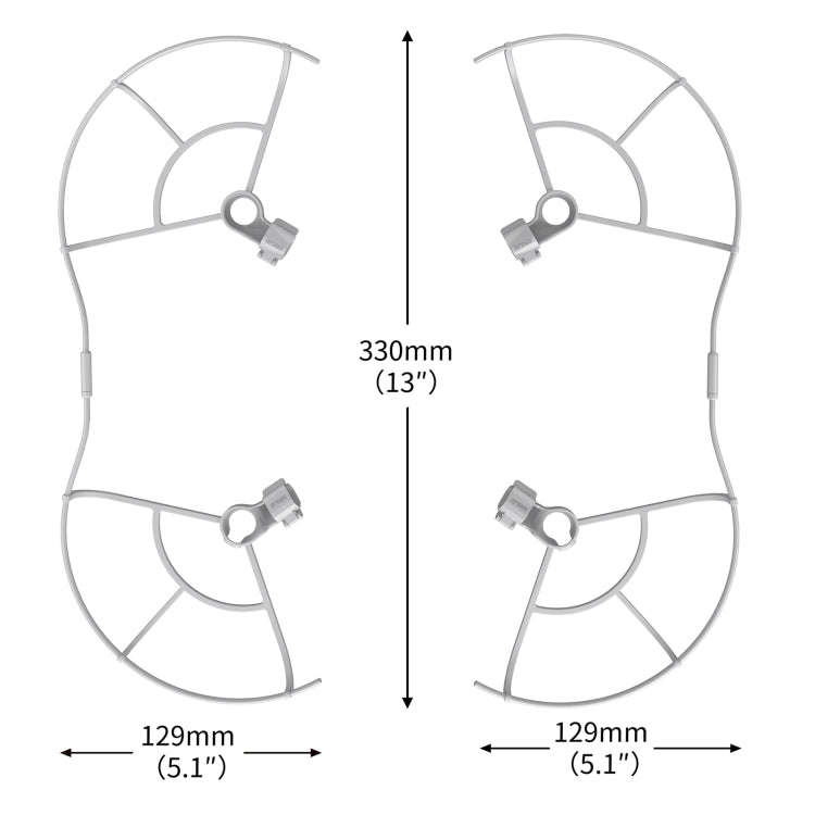 STARTRC Drone Propeller Protective Guard Anti-collision Ring for DJI Mini 3 Pro (Grey)