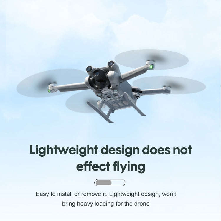 STARTRC Folding Anti-fall Anti-dirt Heightened Landing Gear Training Rack for DJI Mini 3 Pro (Grey)
