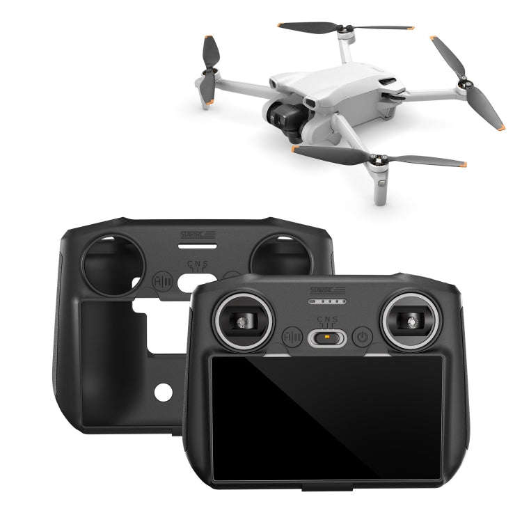 STARTRC Silicone Shockproof Anti-scratch Case for DJI Mini 3 Pro Remote Control(Black)