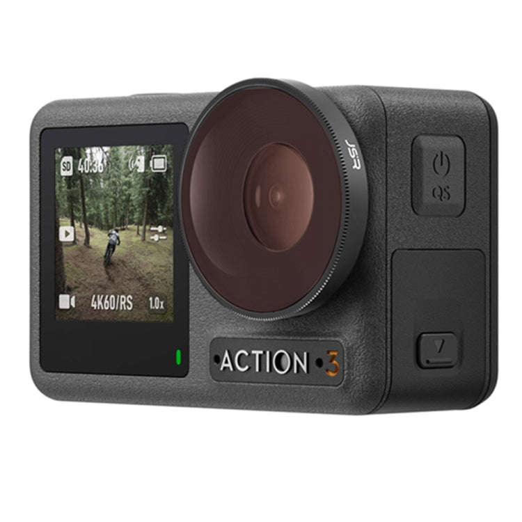 JSR Diving Color Lens Filter For DJI Osmo Action 3(Red)