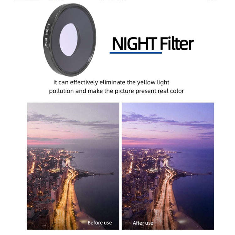 JSR 8 in 1 Streak Blue CPL ND8 ND16 ND32 ND64 STAR NIGHT Lens Filter For DJI Osmo Action 3