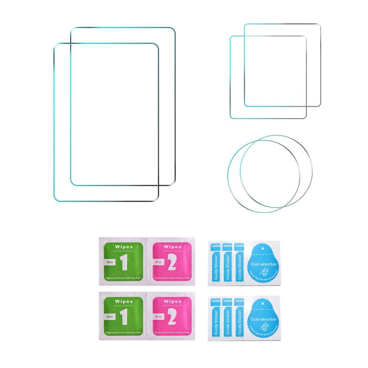 For DJI Osmo Action 3 2pcs STARTRC 3-in-1 Lens Front and Back Screen Tempered Glass Film