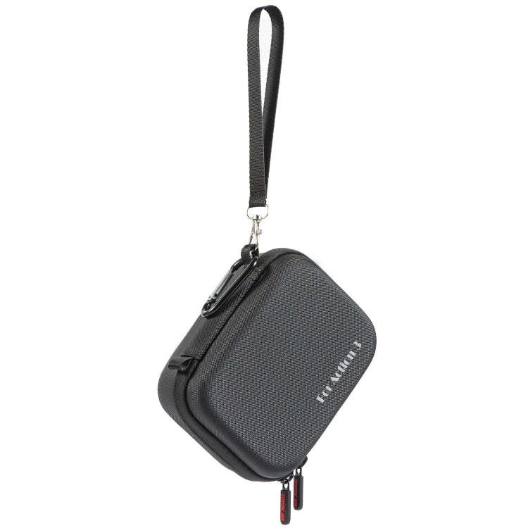 For DJI Osmo Action 3 STARTRC Camera Carry Case with Carabiner & Strap (Black)