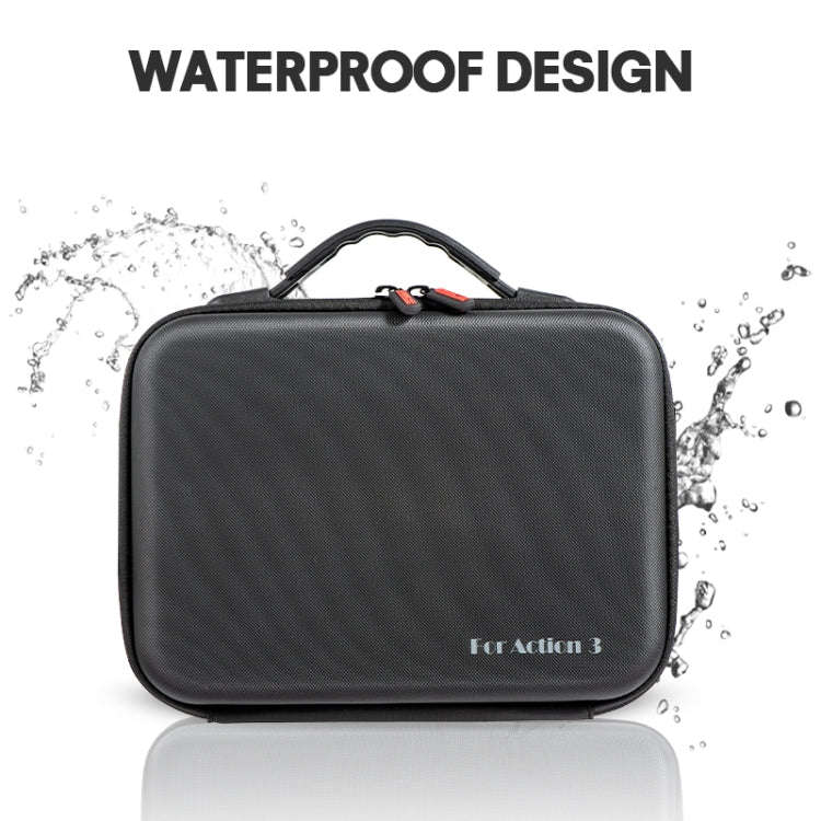 For DJI Osmo Action 3 STARTRC Camera and  Accessories Storage Case Bag(Black)