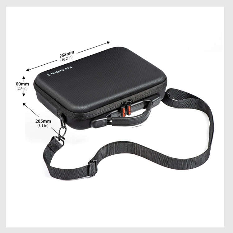 For DJI Osmo Action 3 STARTRC Camera and  Accessories Storage Case Bag(Black)