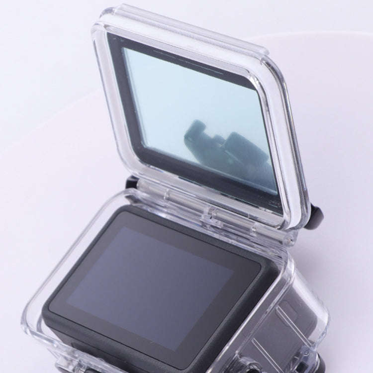 For DJI Osmo Action 3 / 4 Touch Screen 5m Underwater Waterproof Housing Diving Case (Transparent)