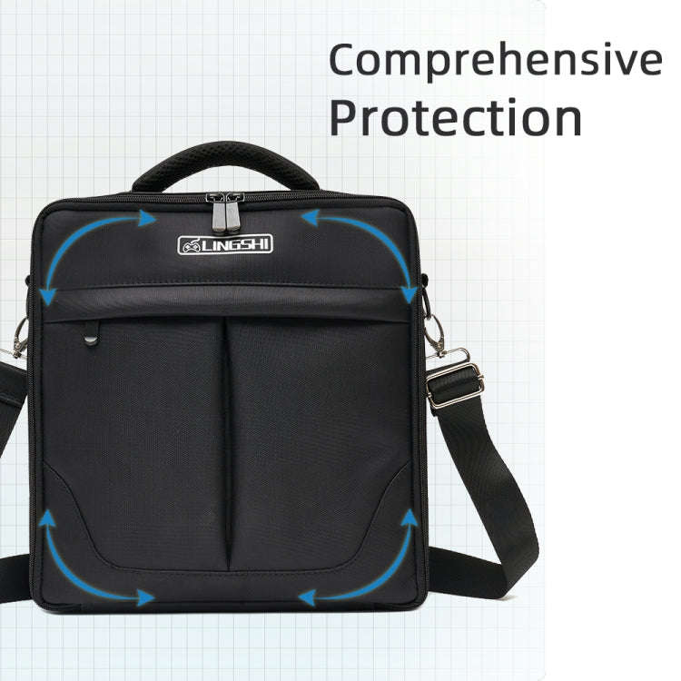 For DJI Avata Portable Carry Box Single Shoulder Storage Bag(Black)