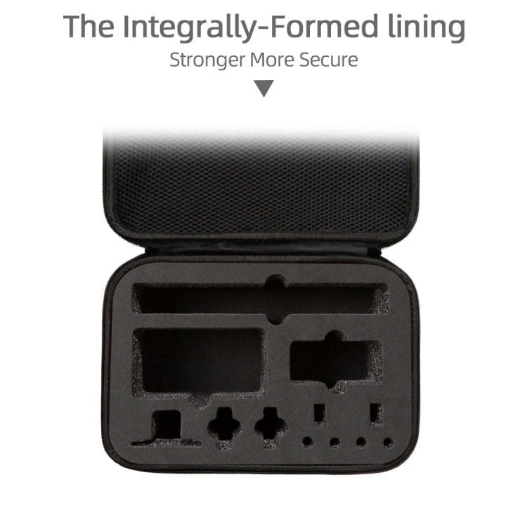 For DJI Osmo Action 3 Carrying Storage Case Bag,Size: 21.5 x 29.5 x 10cm(Black)