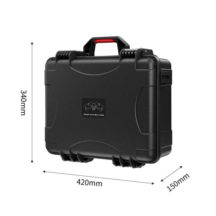 For DJI Mavic 3 Classic STARTRC ABS Waterproof Shockproof Suitcase Storage Box(Black)
