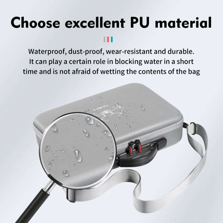 For DJI Mini 3 / RC with Screen STARTRC Shoulder Storage Bag Handbag (Grey)