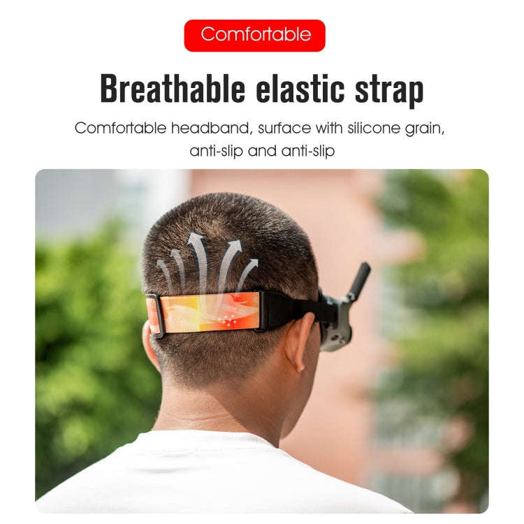 For DJI Avata Goggles 2 STARTRC Headband Elastic Straps(Orange)