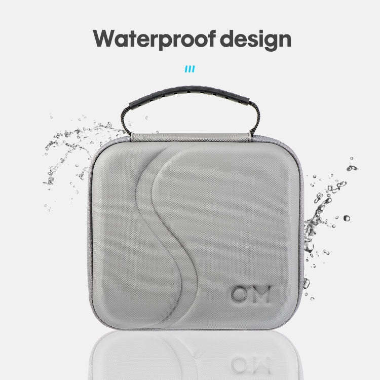 For DJI Osmo Mobile 4 / OM4 / OM4 SE STARTRC Portable Shockproof Waterproof PU Case Bag(Grey)