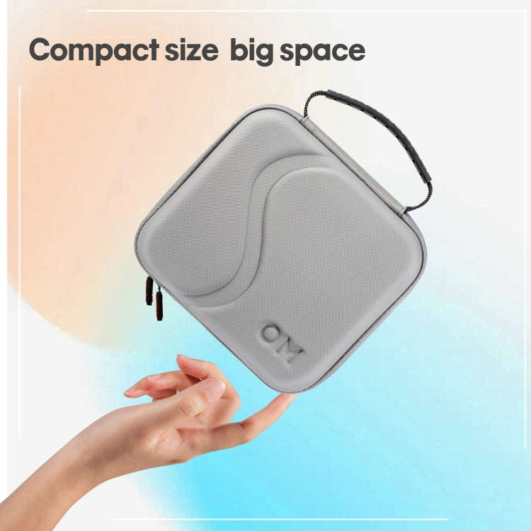 For DJI Osmo Mobile 4 / OM4 / OM4 SE STARTRC Portable Shockproof Waterproof PU Case Bag(Grey)